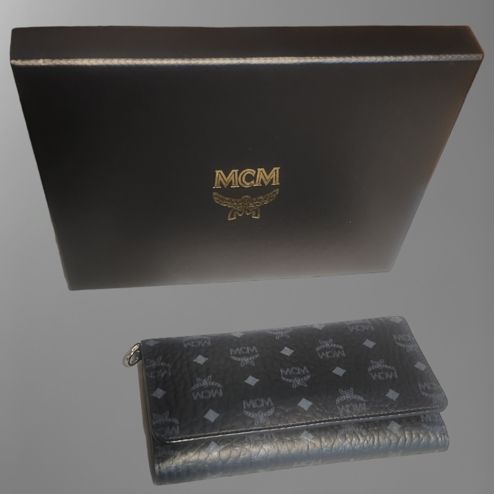 🚫SOLD🚫🆕️MCM Visetos Wallet Crossbody Bag - Picture 13 of 16